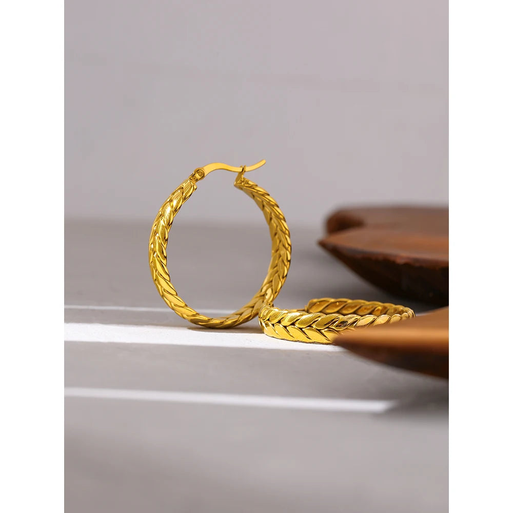 Chain Hoop Earrings