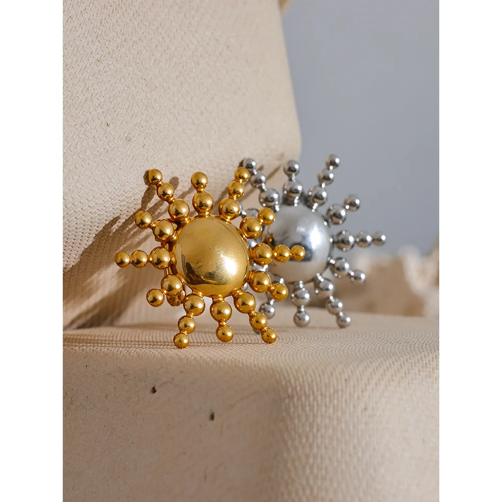 Sun Brooch Pin