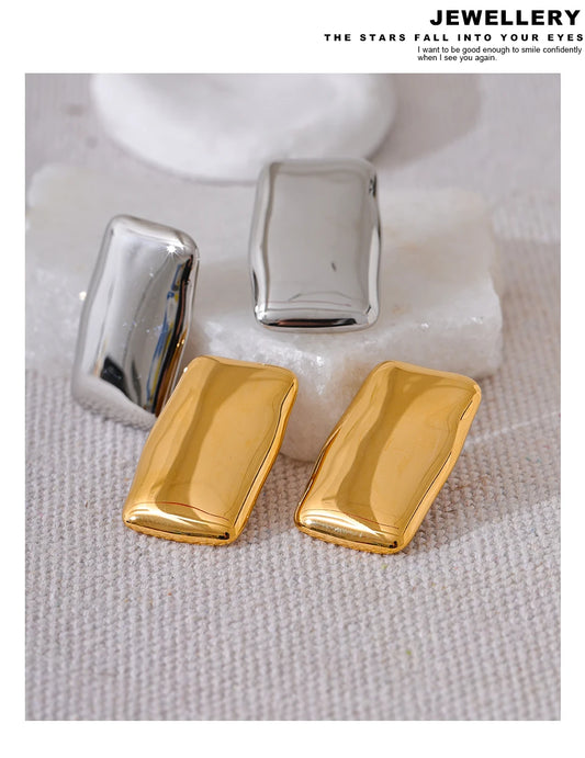 Square Stud Earrings