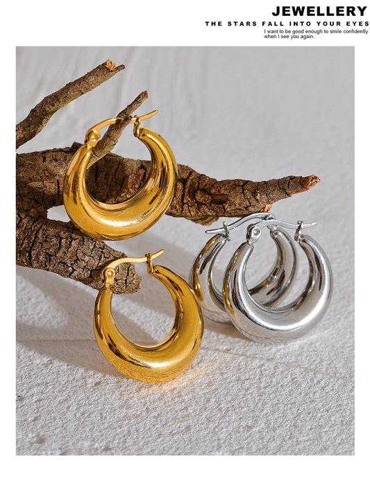 Geometric Hoop Earrings