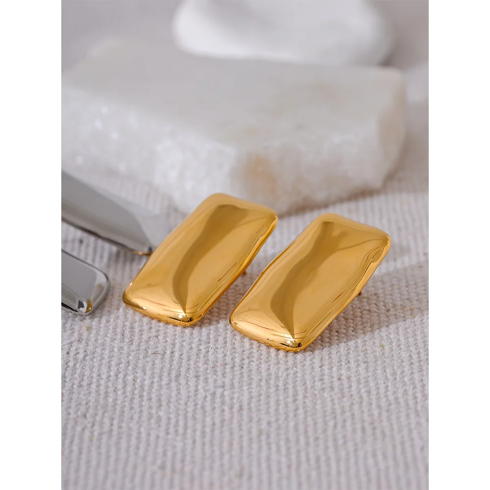 Square Stud Earrings