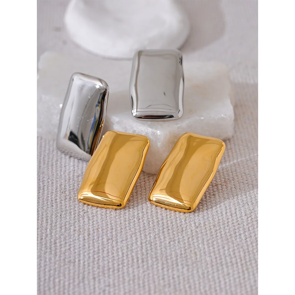 Square Stud Earrings